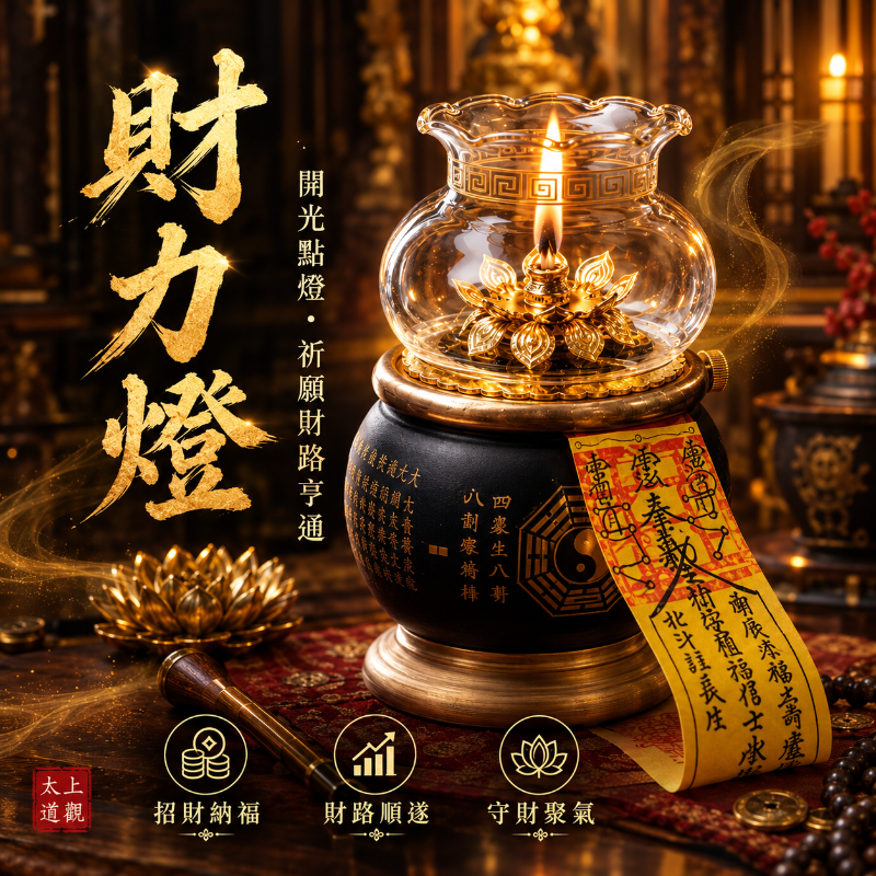 本命財運財庫燈